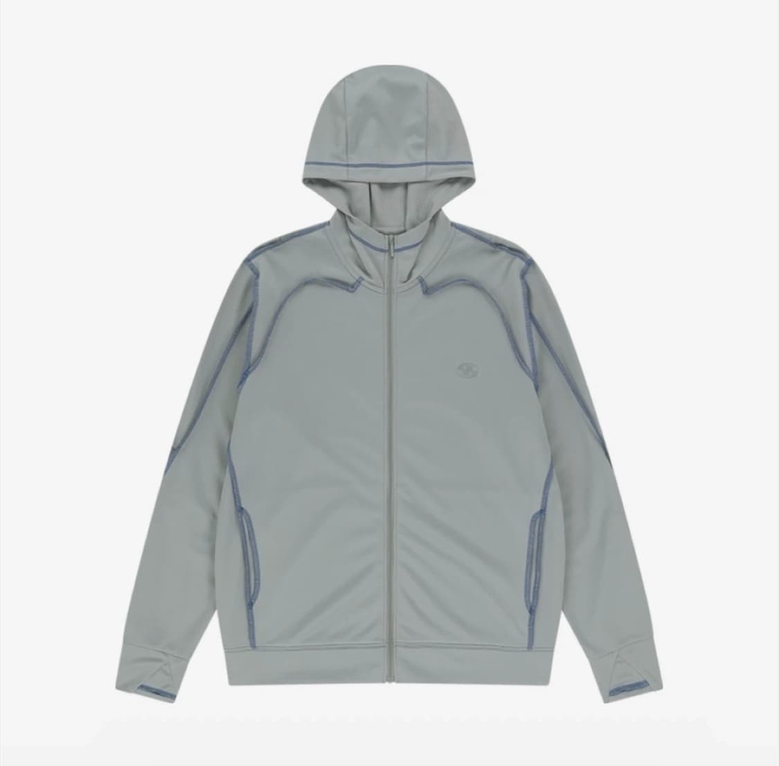 산산기어 오버록 메쉬 집업 그레이 1사이즈 상품이미지1