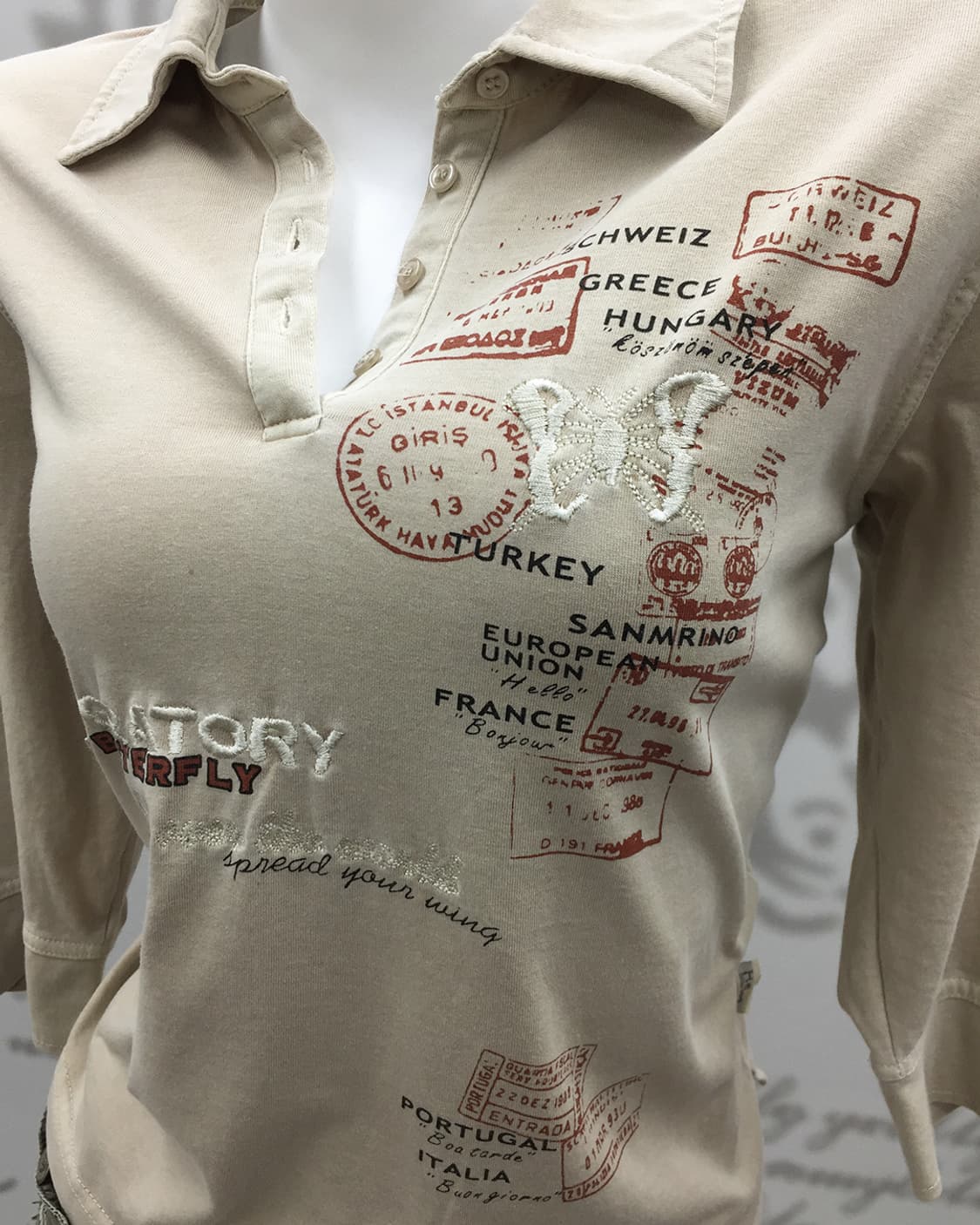 Y2K collar long sleeves 상품이미지4