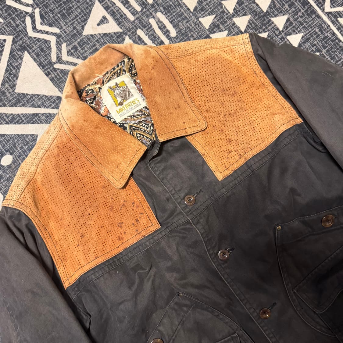 가죽 디테일 웨스턴 자켓 상품이미지2