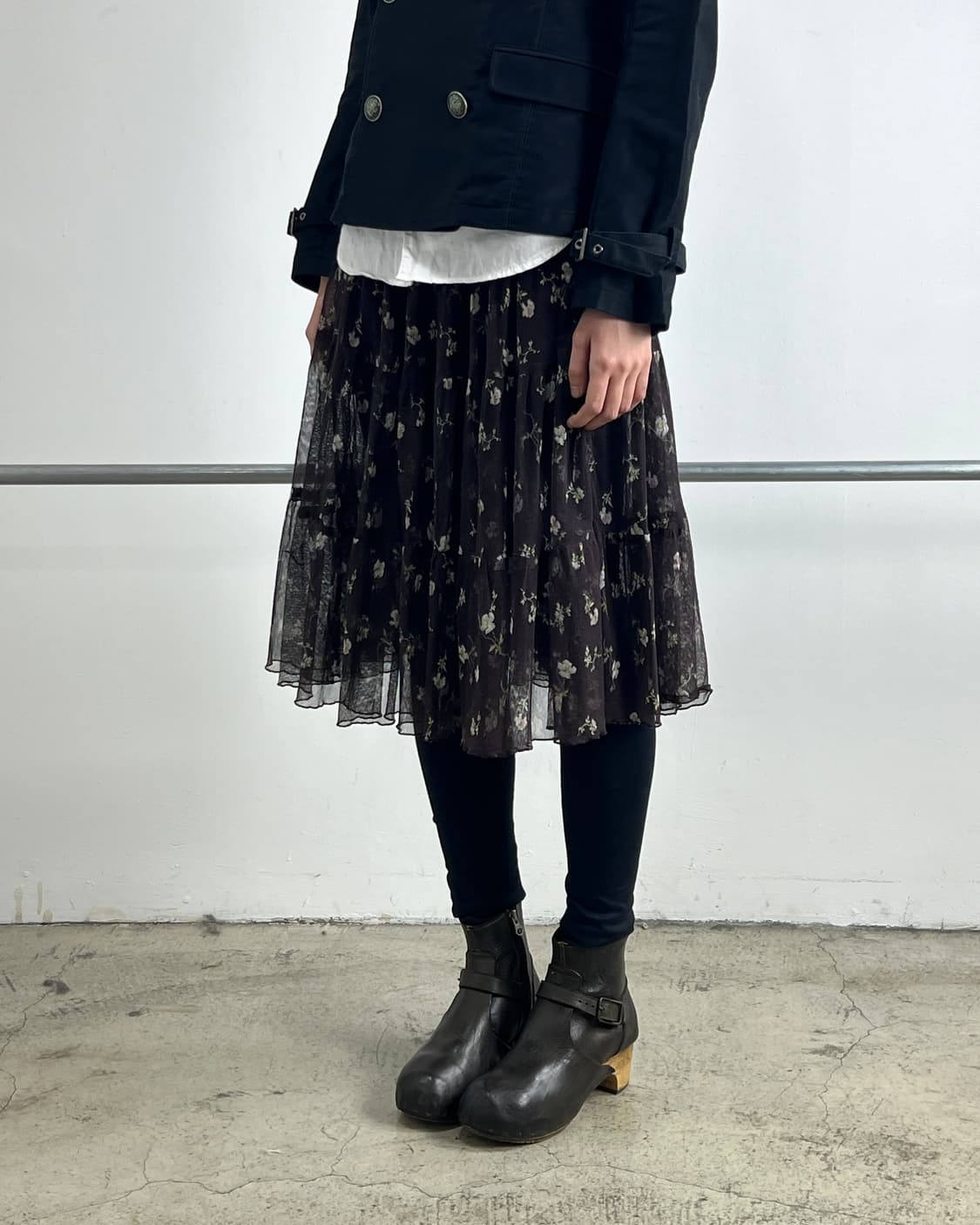 아네스베 시스루 스커트 상품이미지2