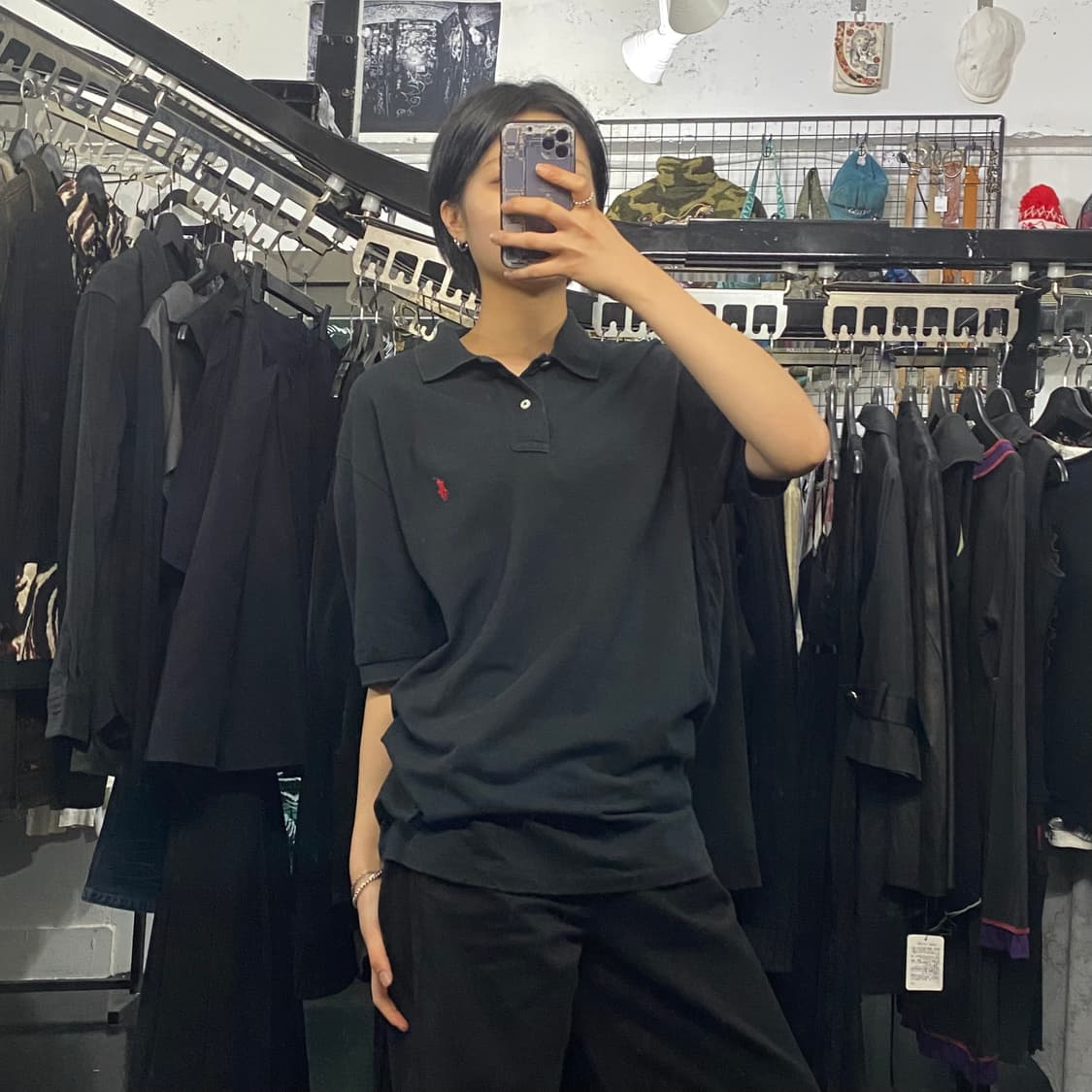 Polo 베이직 로고 자수 반팔 티셔츠 상품이미지6