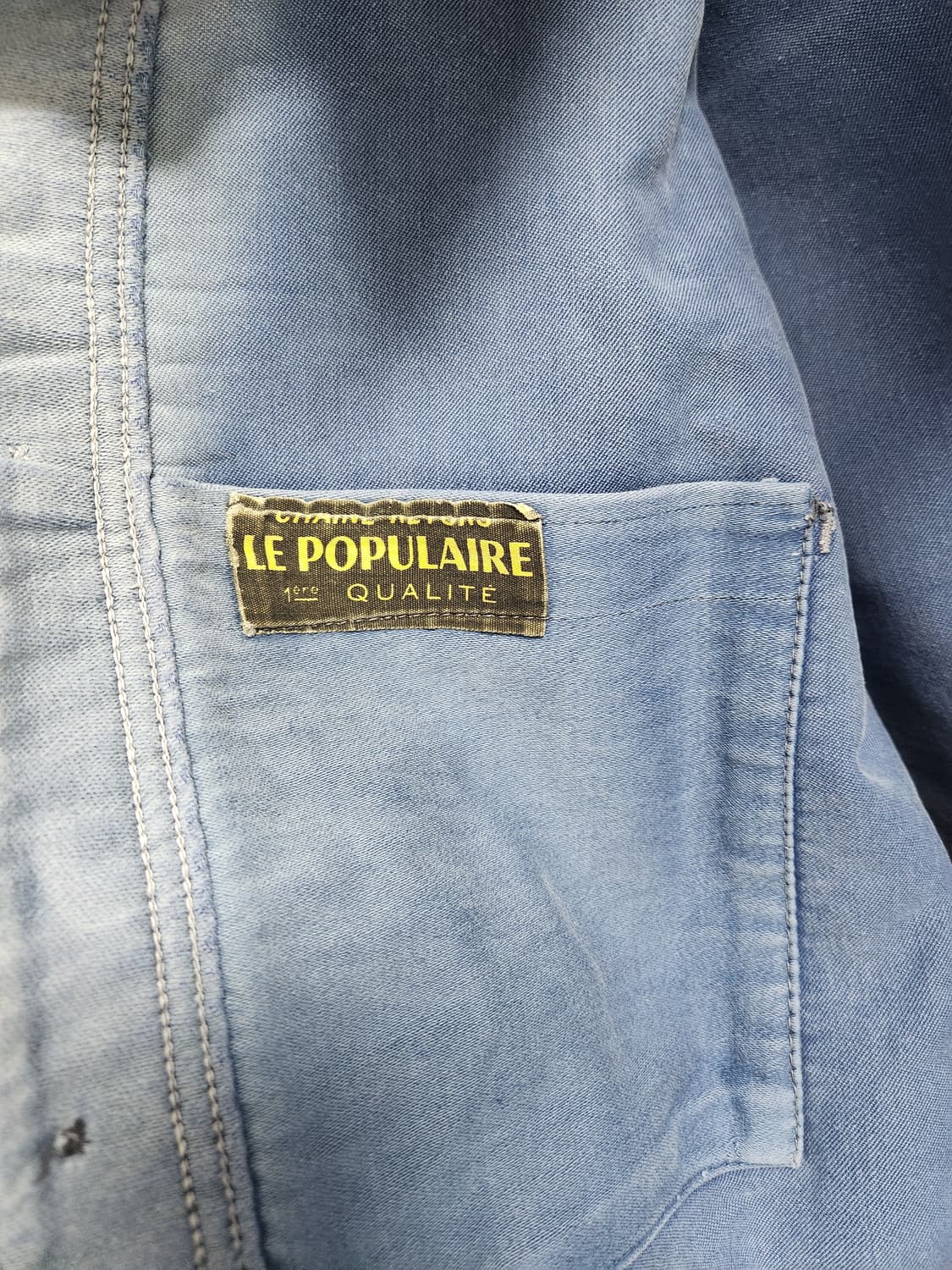50s French Moleskin Chore Jacket 상품이미지4