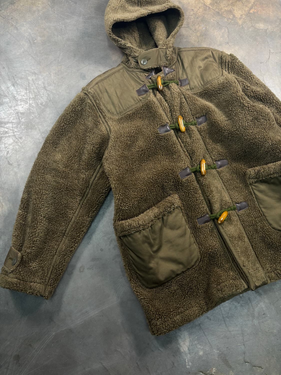 파인애플 아미 무스탕 더플코트 상품이미지3