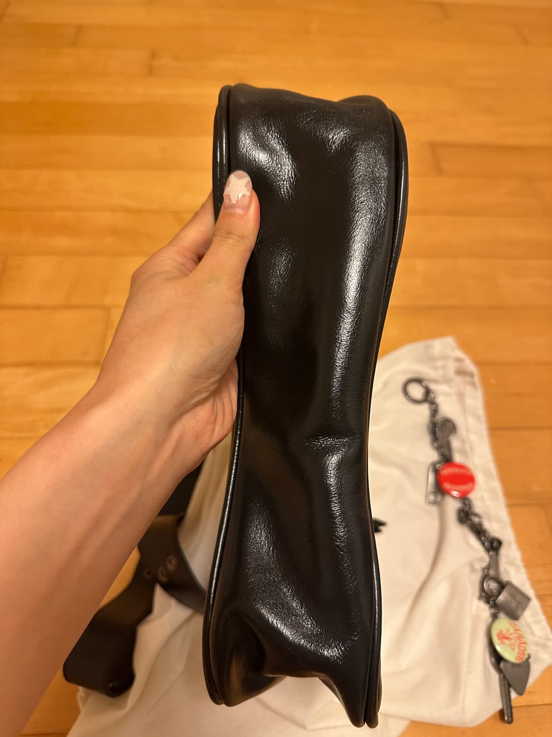 자라 x 앤더슨벨 레더 크로스바디 백 멀티컬러 상품이미지5