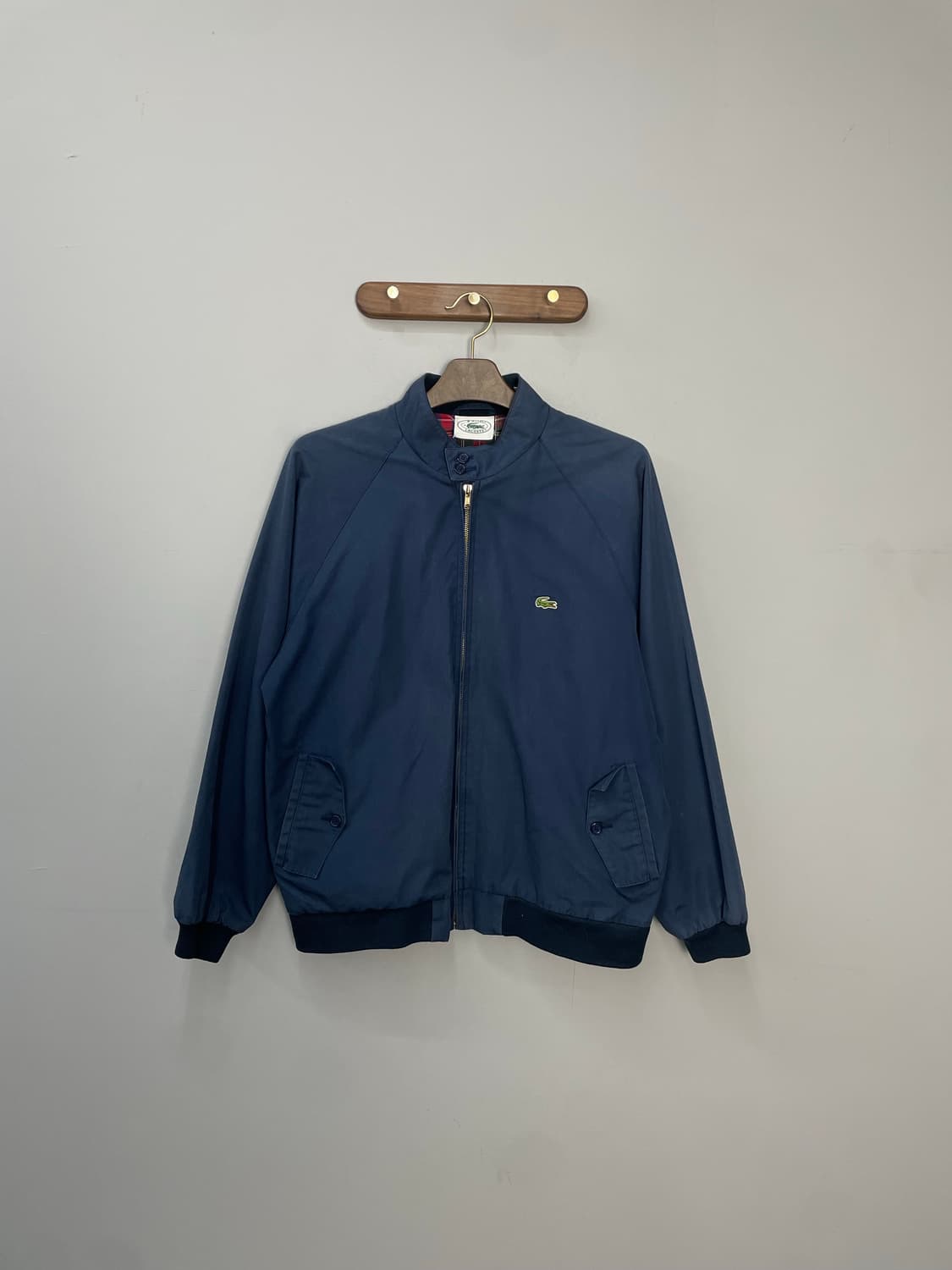 라코스테 하이넥 스윙 탑 블루종 자켓 H1556 상품이미지2