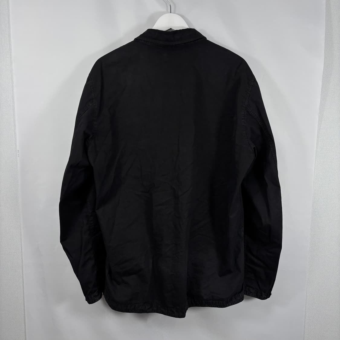 ( XL,22FW)스톤아일랜드 브러쉬드 코튼 캔버스 올드이펙트 블랙 상품이미지4