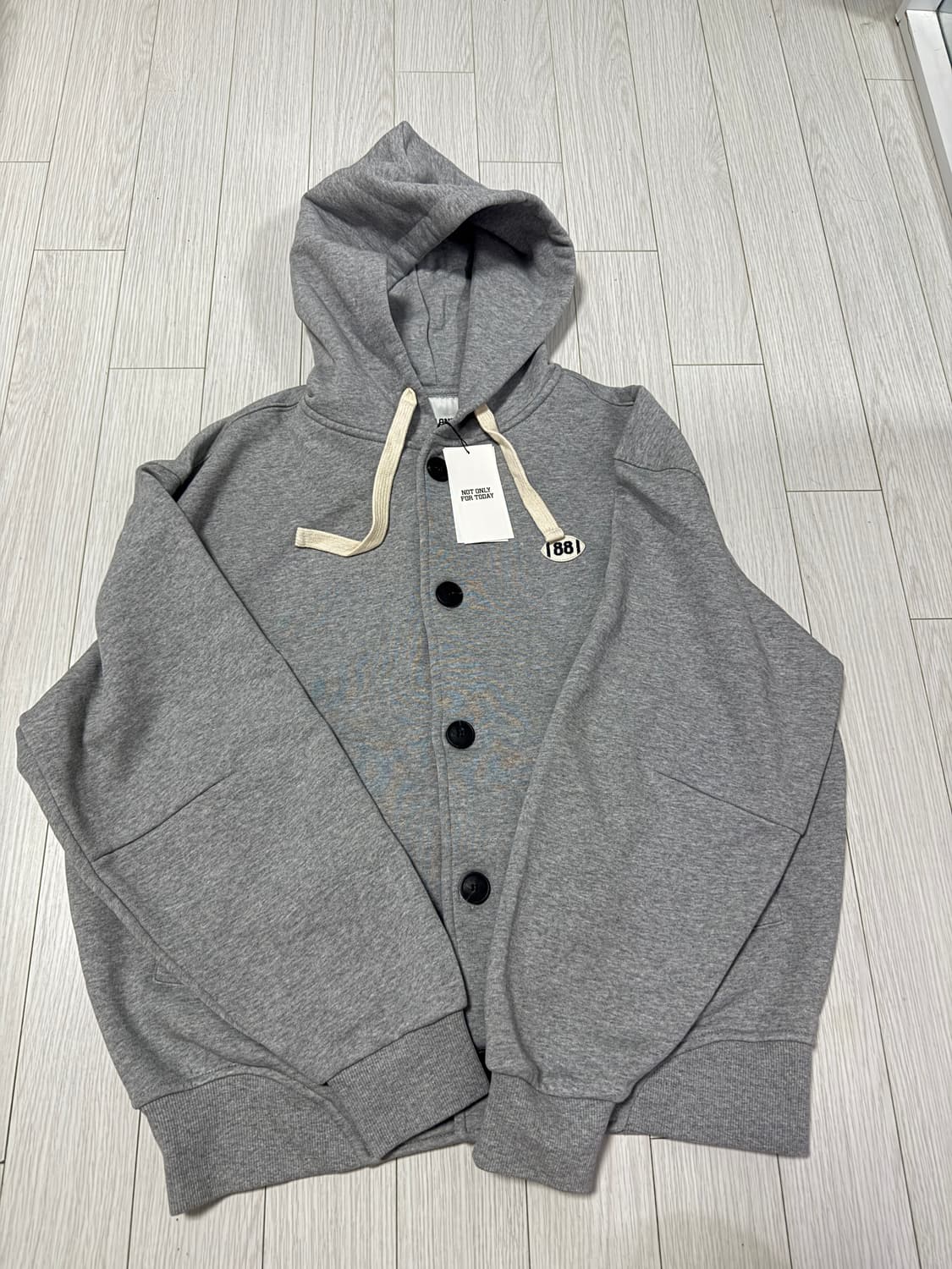 플리마켓🔥 낫온리포투데이 후드 가디건 상품이미지1