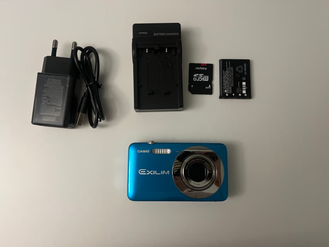 풀박 카시오 엑슬림 ex-z800 블루 작례o 빈티지 디카 후지필름 삼성 상품이미지1