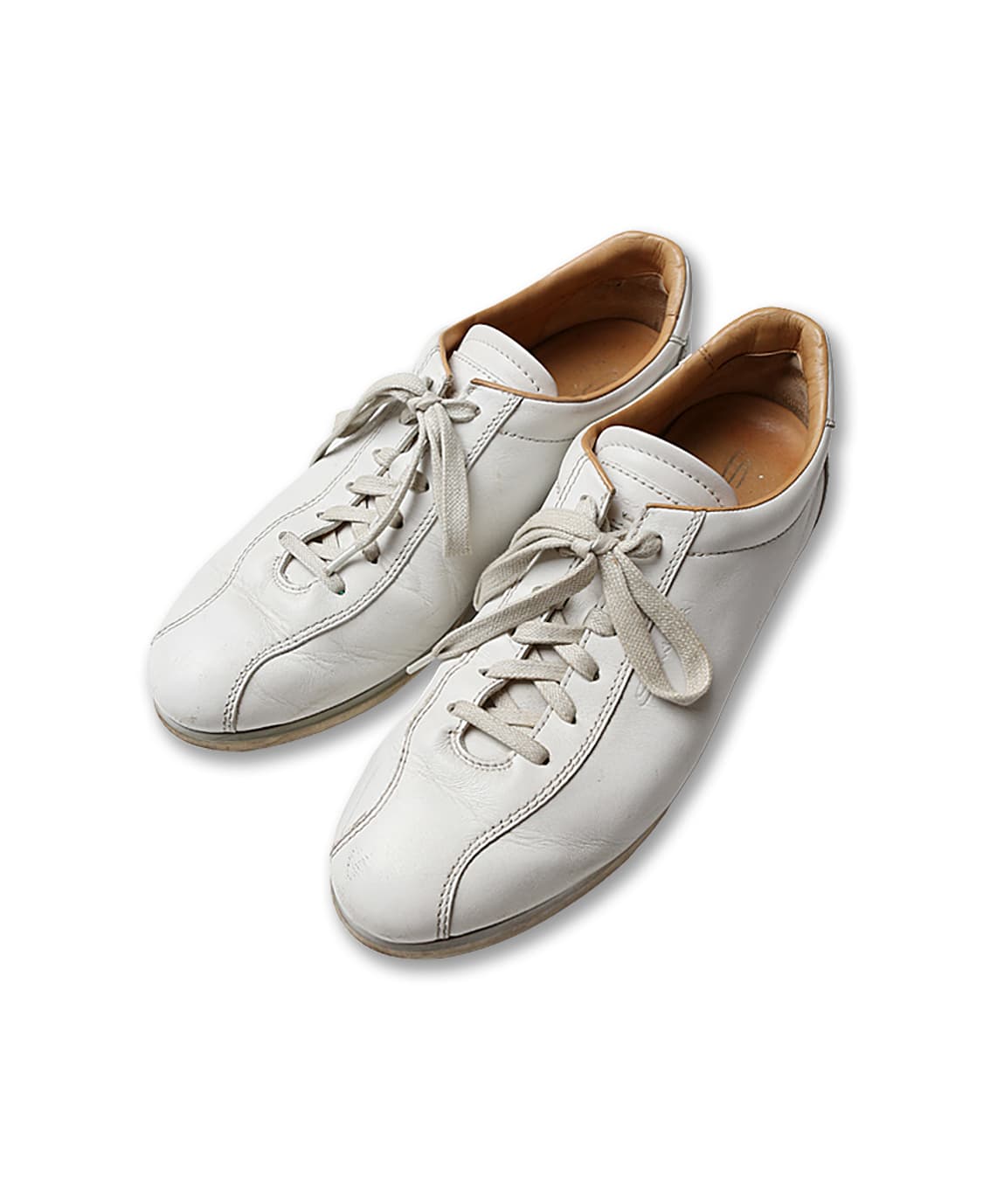 산토니 [Santoni] 이탈리아 화이트 레더 스니커즈 상품이미지1