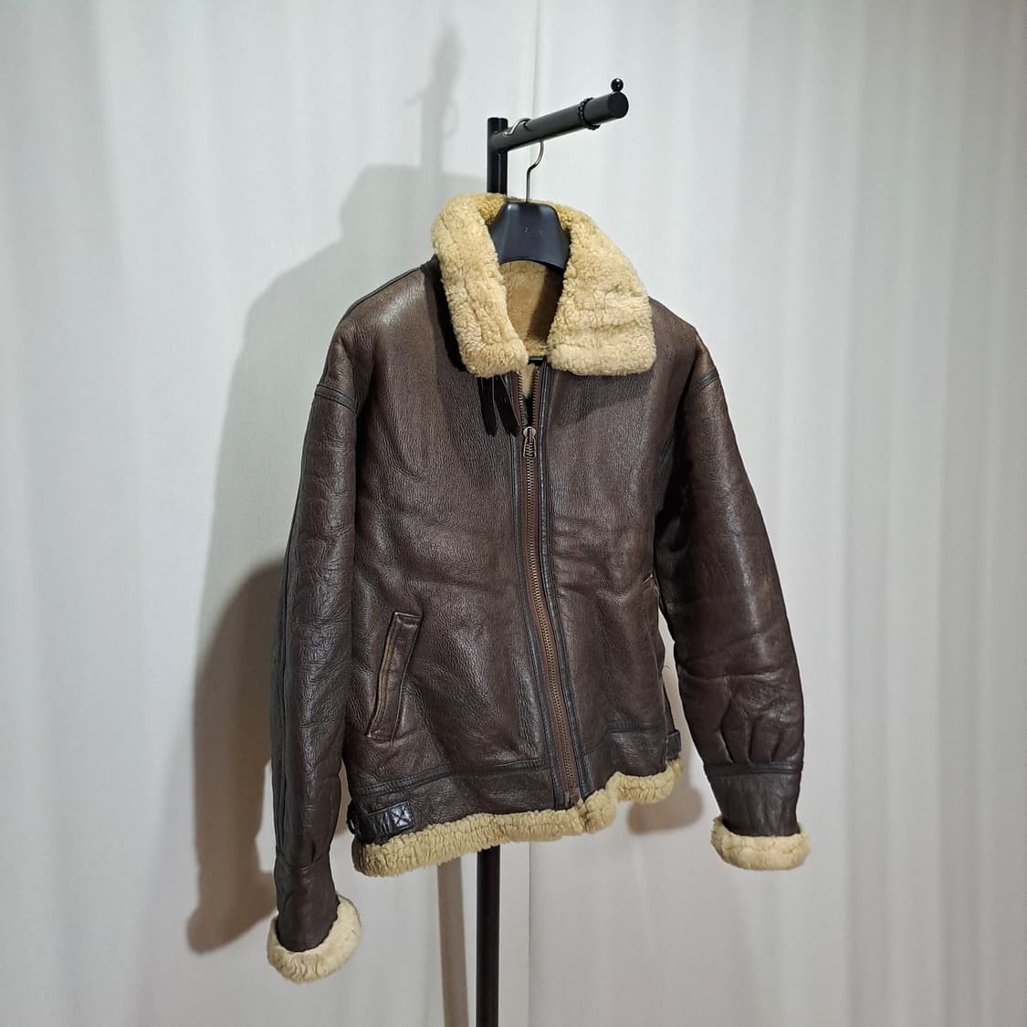 (택포) TAPE-3 빈티지 양가죽 양털 무스탕 XL B427 상품이미지3