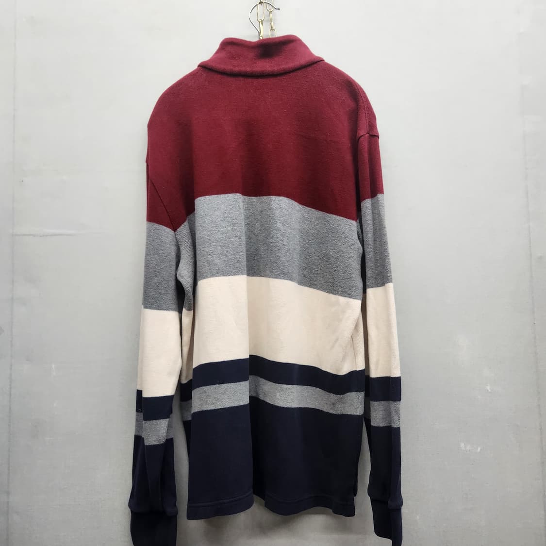 헤지스 컬러블럭 로고 반집업 XL 상품이미지3