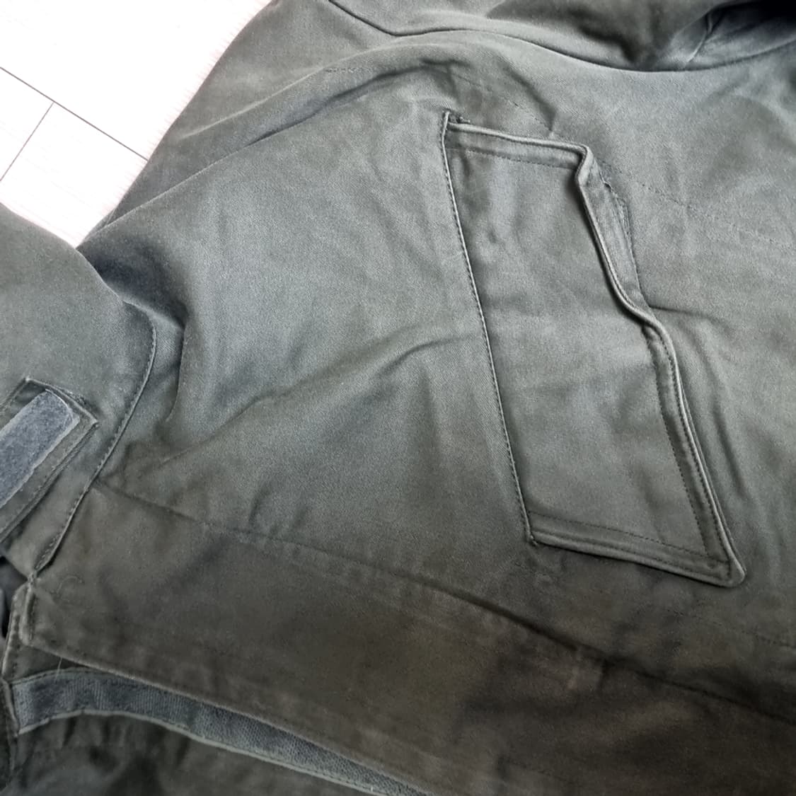 1978년산 캐나다군 빈티지 야상 후드 점퍼 카키(105-110) 상품이미지7