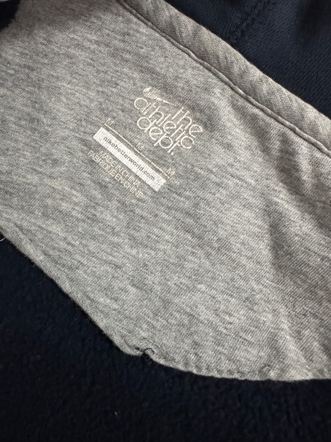 나이키 스우시 트레이닝 기모 후드집업 네이비 상품이미지3