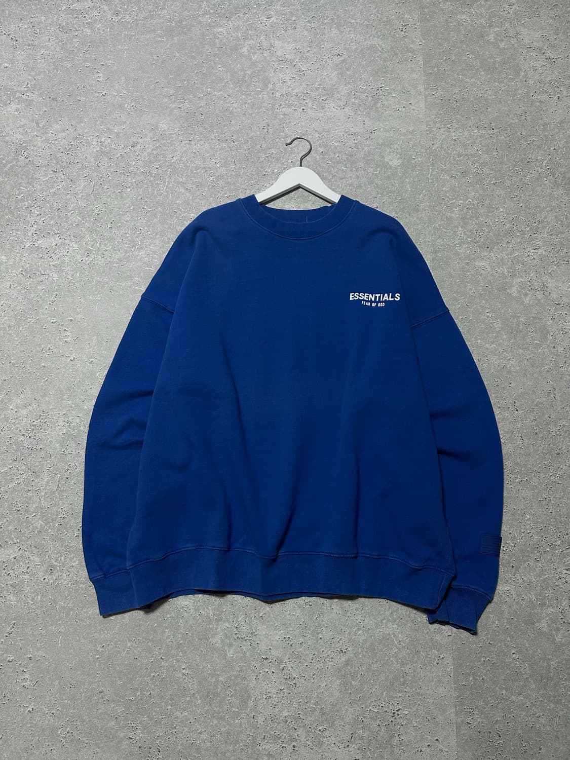 피어오브갓 에센셜 X TMC CRENSHAW 블루 맨투맨 상품이미지1