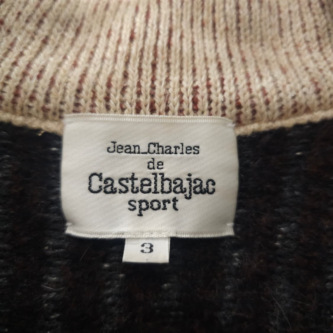 까스텔바작 스포츠 빈티지 울 니트 베스트 상품이미지8