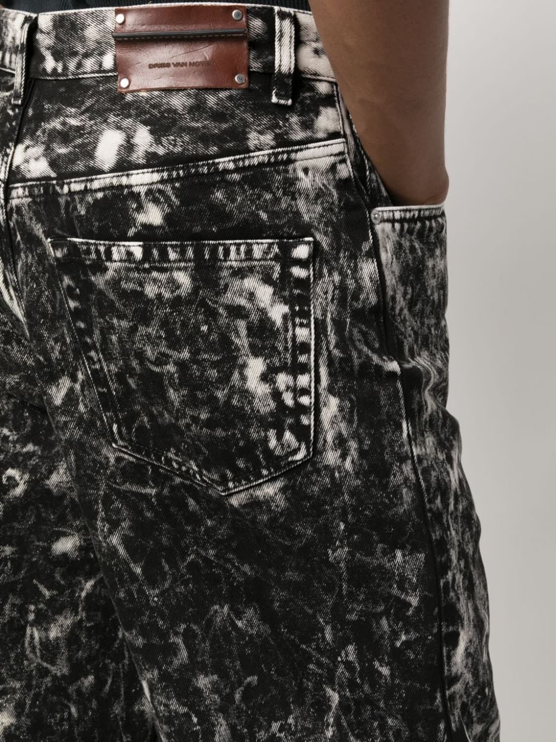 Dries van noten acid wash jeans 상품이미지4