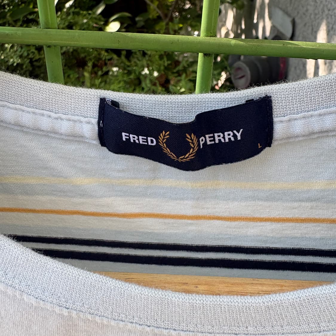 프레드페리 스트라이프 티셔츠 상품이미지3