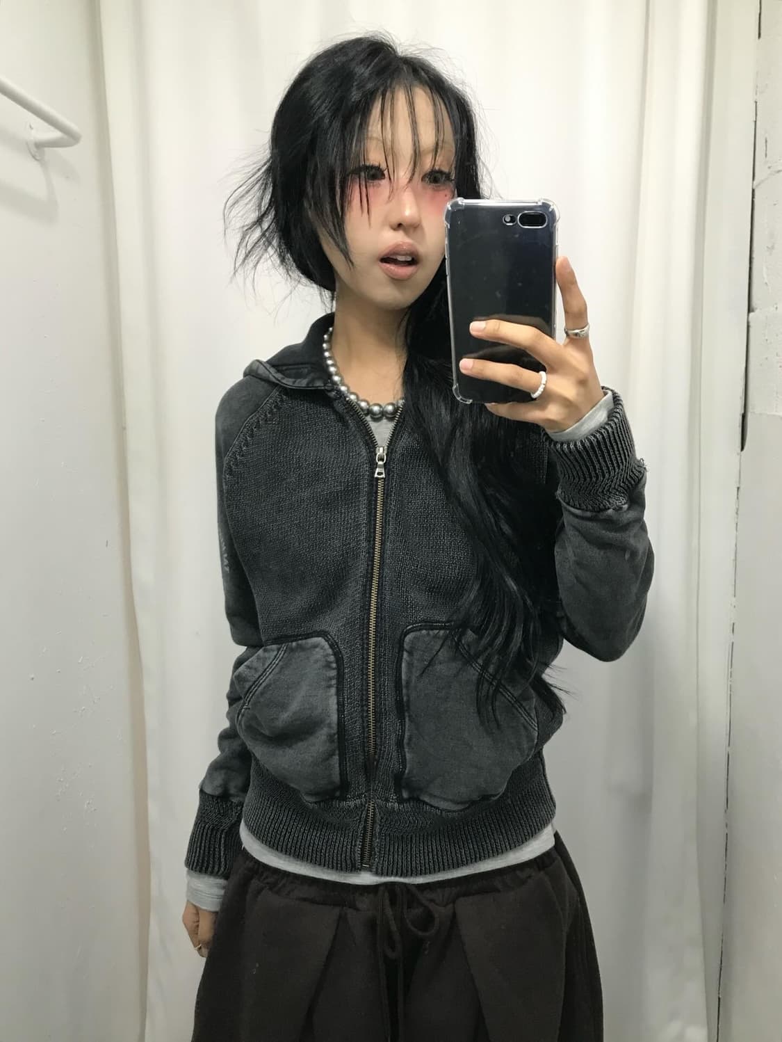 Hysteric Glamour Pigment dyed Zip-Up  상품이미지4