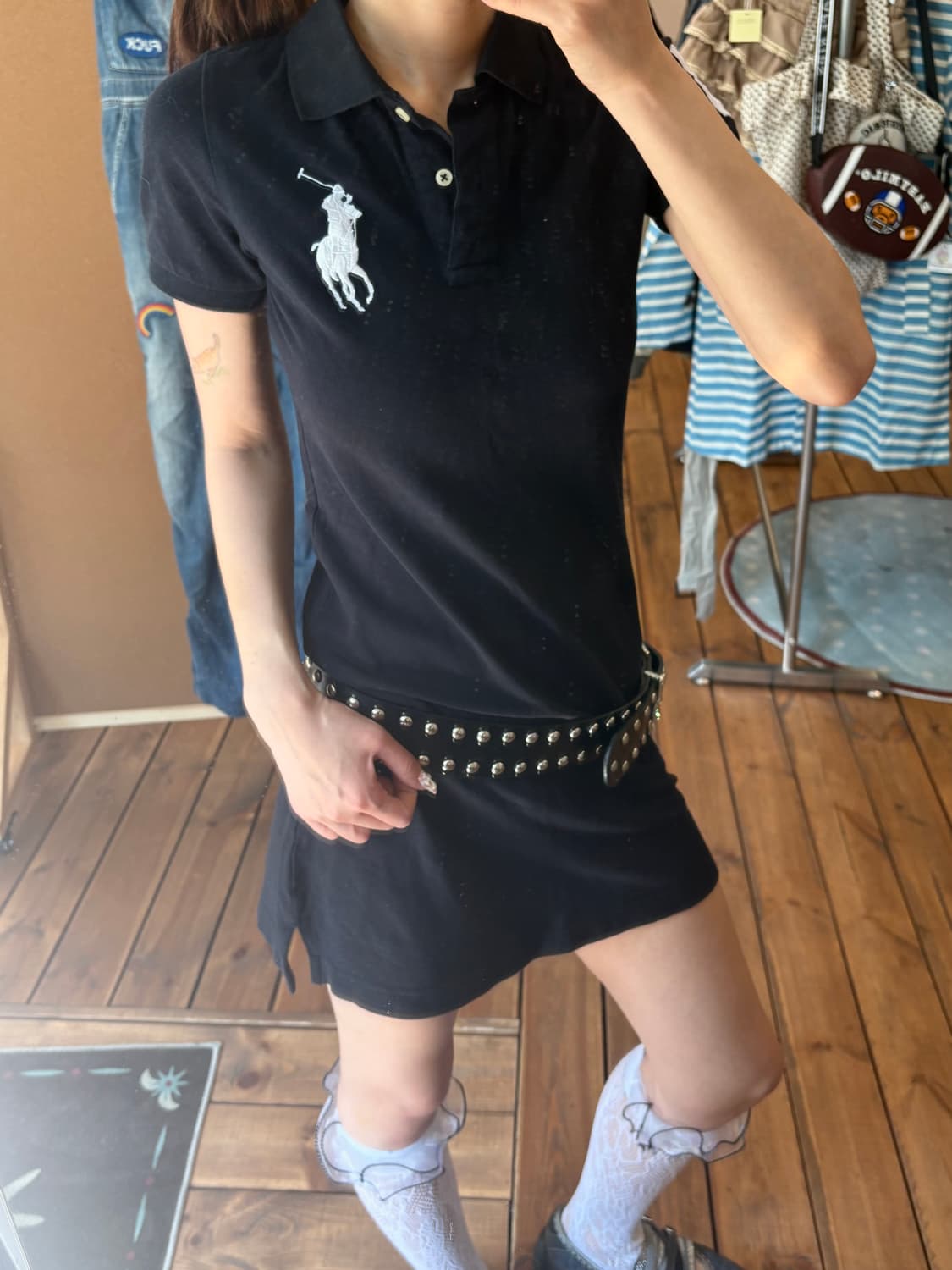 폴로 빅포니 블랙 원피스 상품이미지4