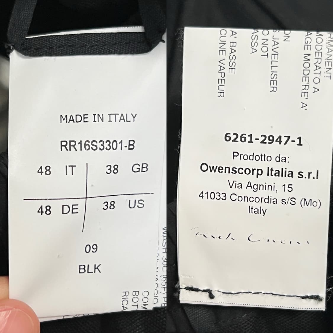 릭오웬스 16SS "CYCLOPS" 런웨이 카고 복싱 쇼츠 반바지 상품이미지6