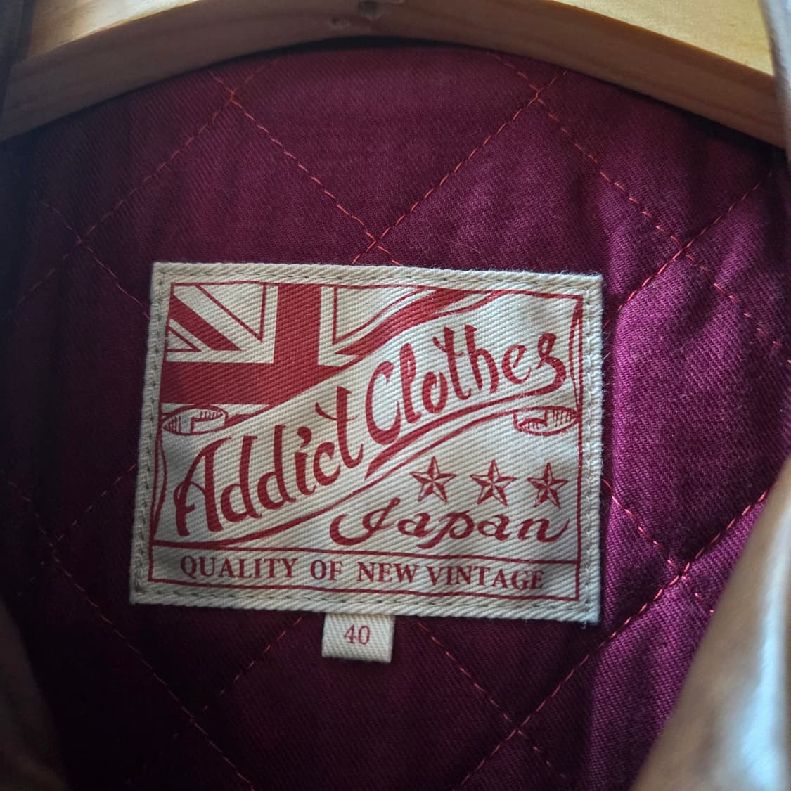 어딕트클로즈 ad-01 싱글 레더 자켓 호스하이드 브라운 (40) 상품이미지7