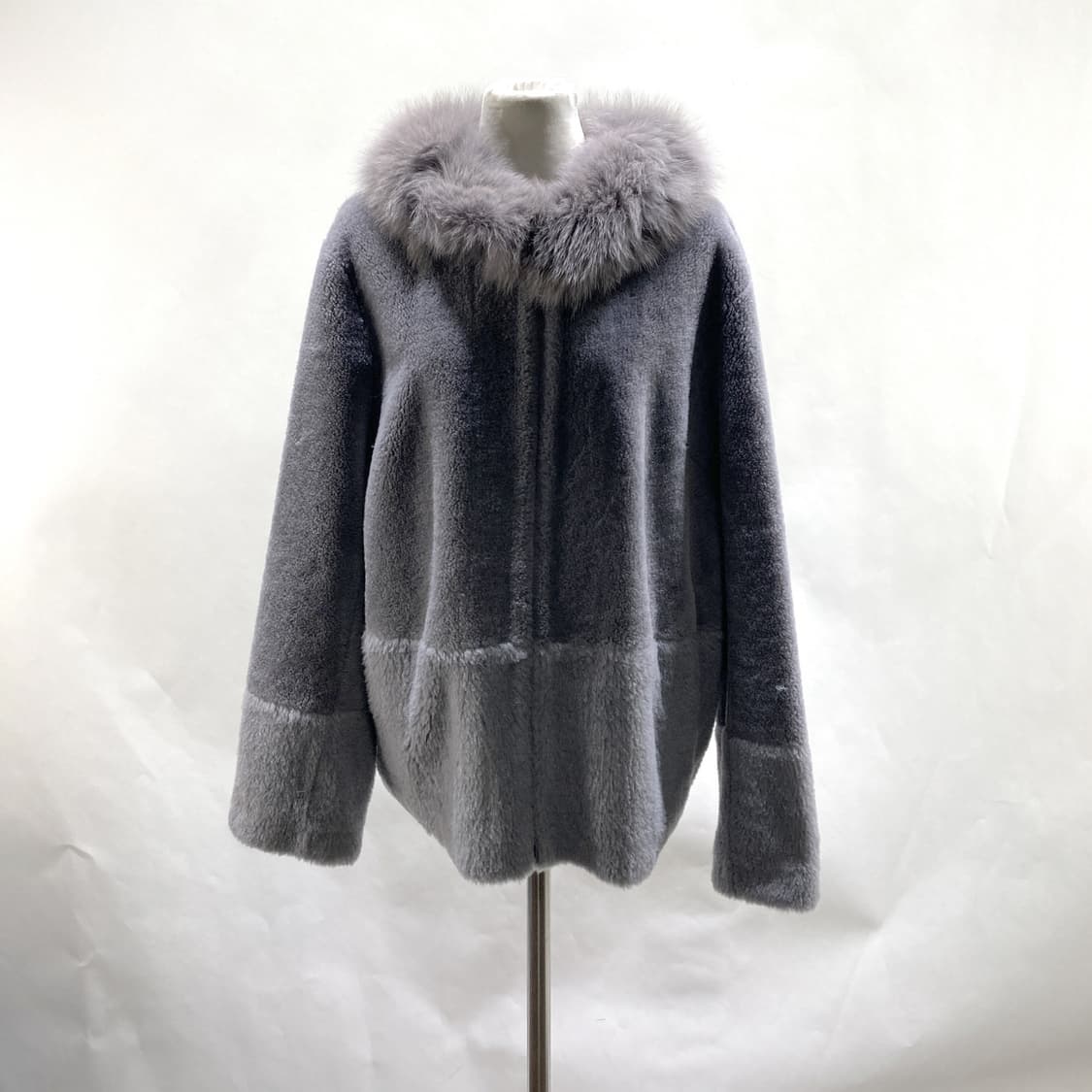 카시바디 폭스퍼 호주양모 여성 하프코트 88 상품이미지1