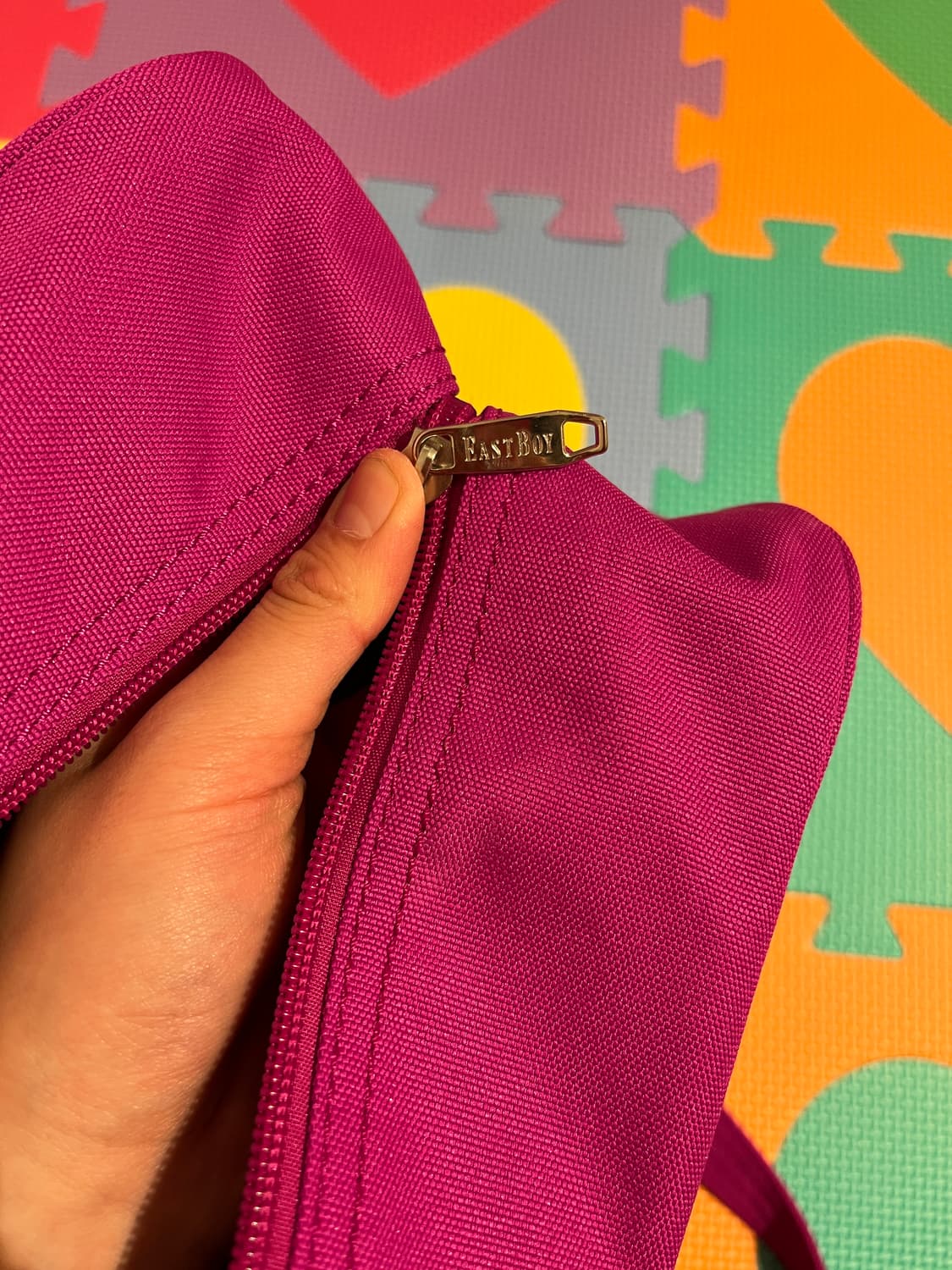 이스트보이 자주색 스쿨백 + 키링🍓 상품이미지7