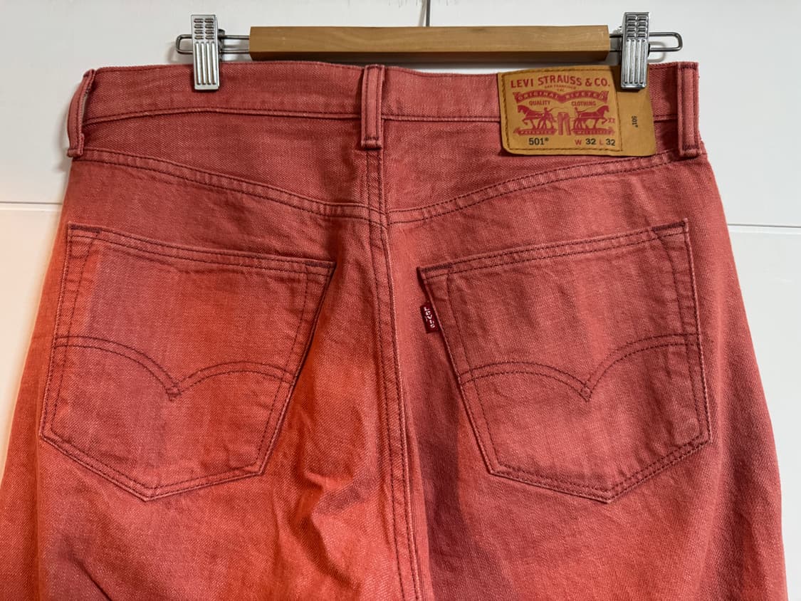 화이트 오크 콘밀 데님 리바이스 501 / 32x 32 상품이미지4