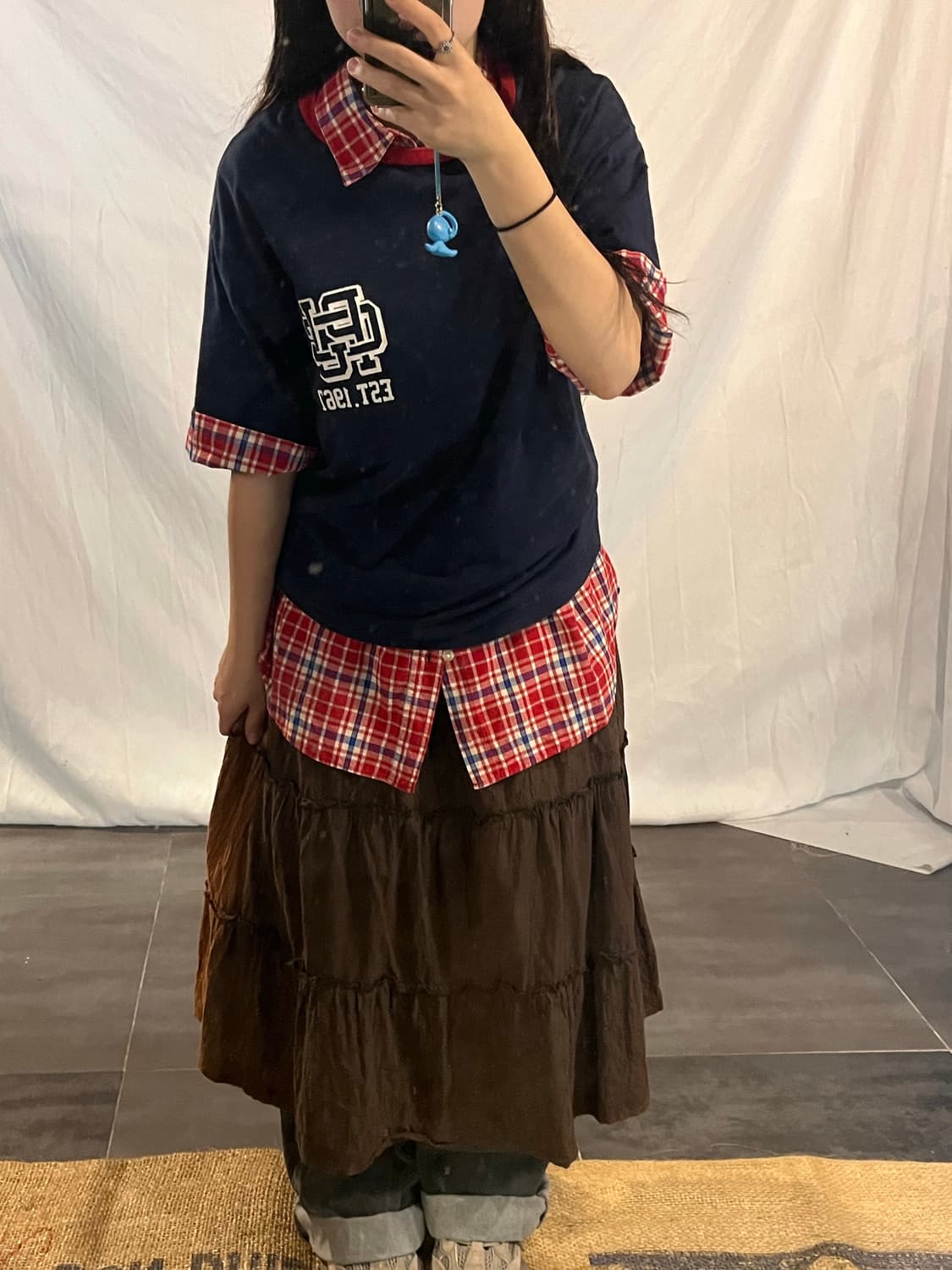 Bohemian faded skirt 상품이미지3