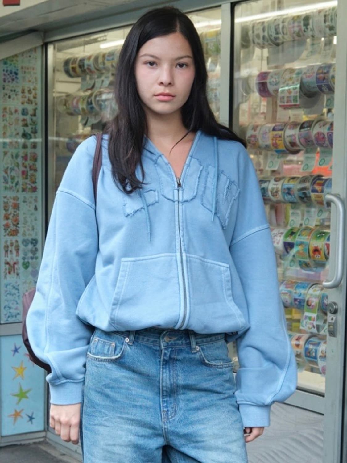 (택O,새제품) 로우클래식 후드집업 워시드 집업 후디 상품이미지1