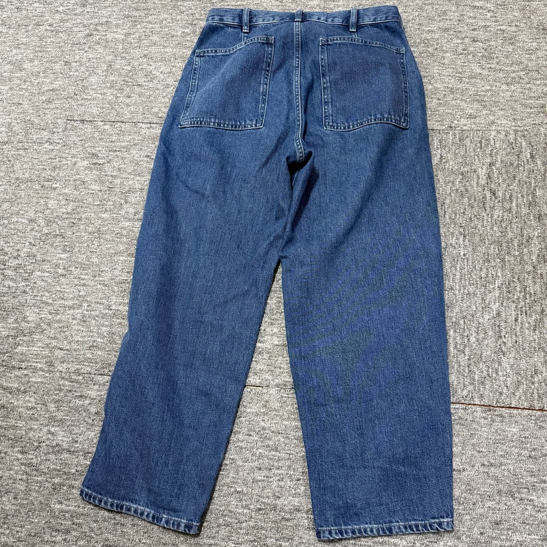 유니클로 와이드 테이퍼드 청바지 | 상태 좋음 상품이미지2