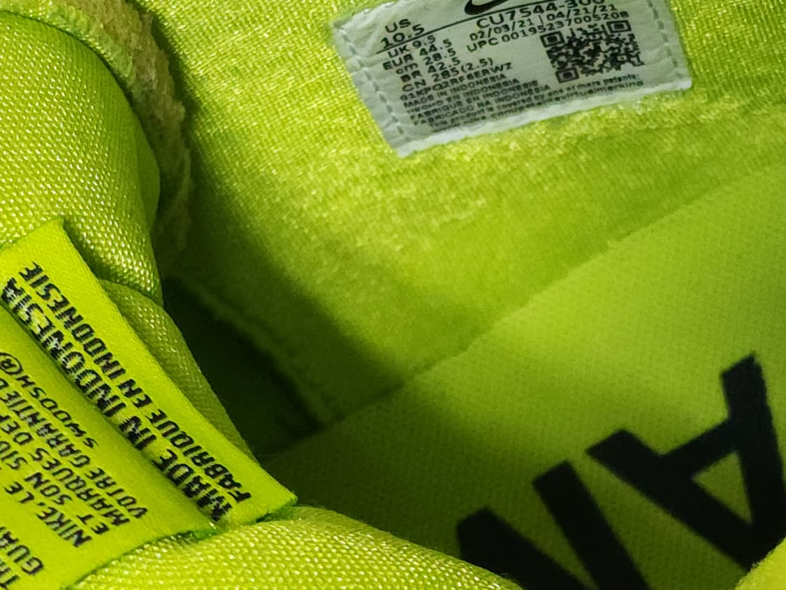 나이키 앰부쉬 덩크 하이 플래시 라임 285mm 상품이미지8