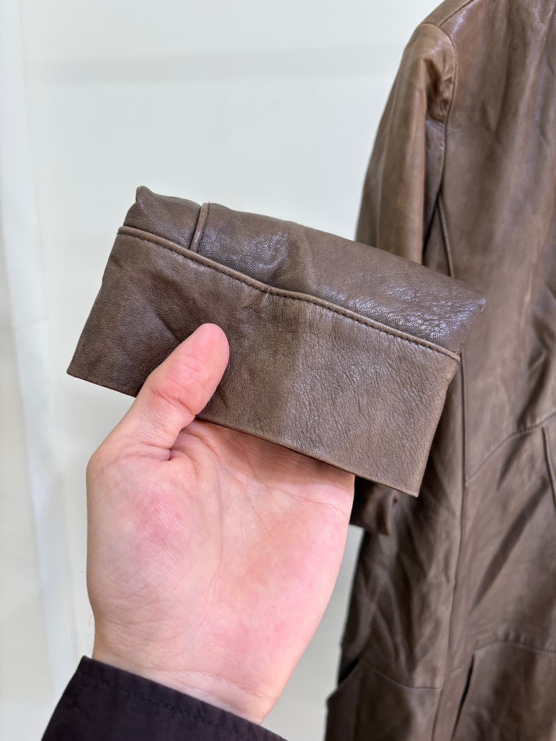 VINTAGE 레더코트 상품이미지4