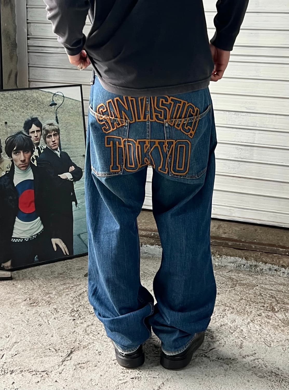 SANTASTIC! logo denim pants  상품이미지3