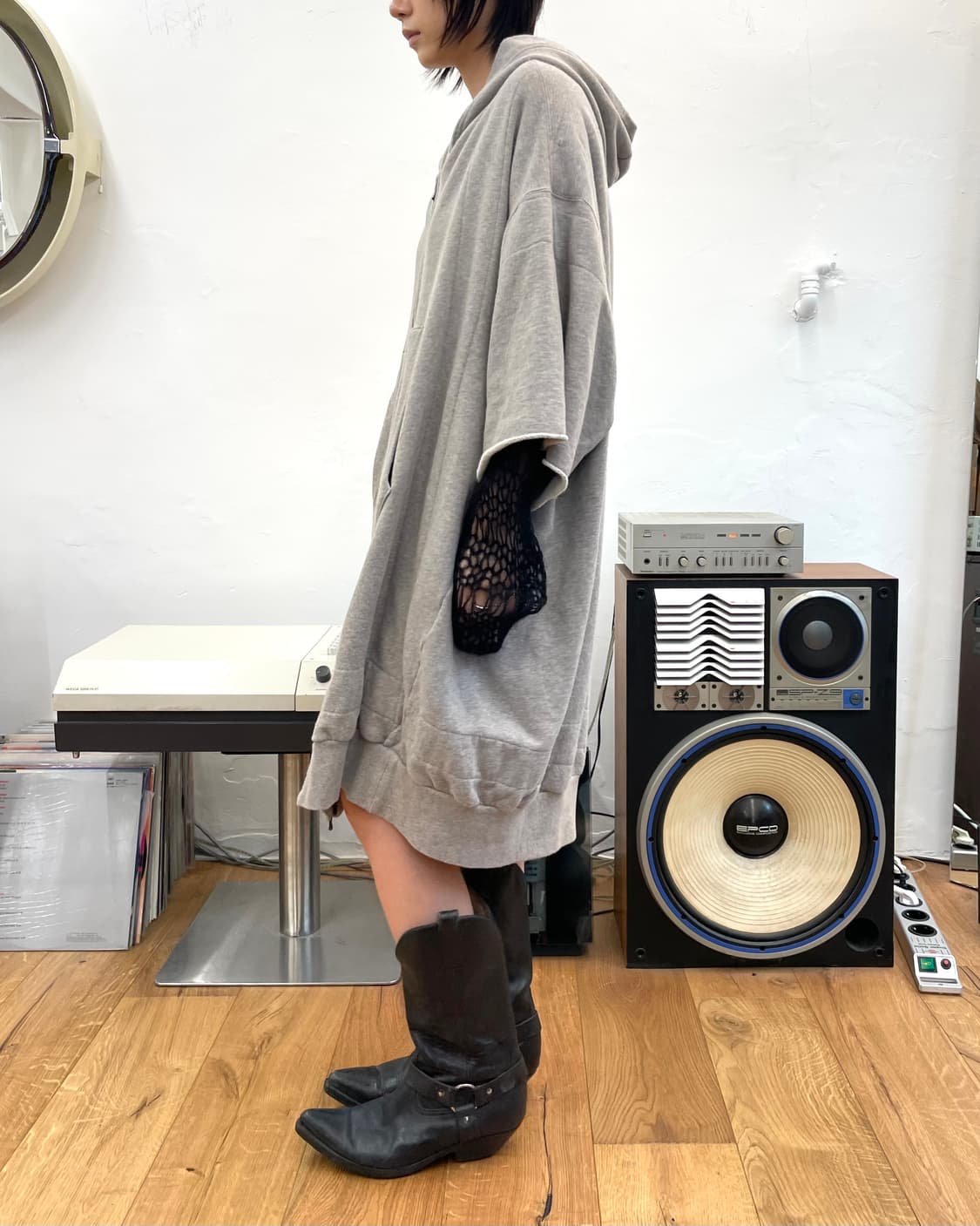 [1] 율리우스 롱 후드 집업 자켓 상품이미지2