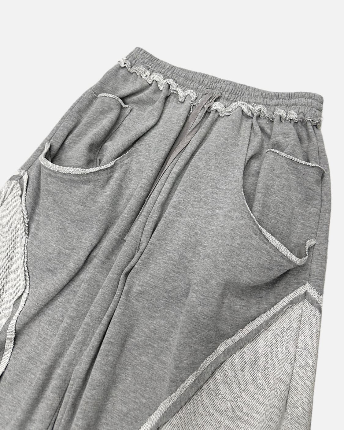 deconstruct wide sweat pants 상품이미지2