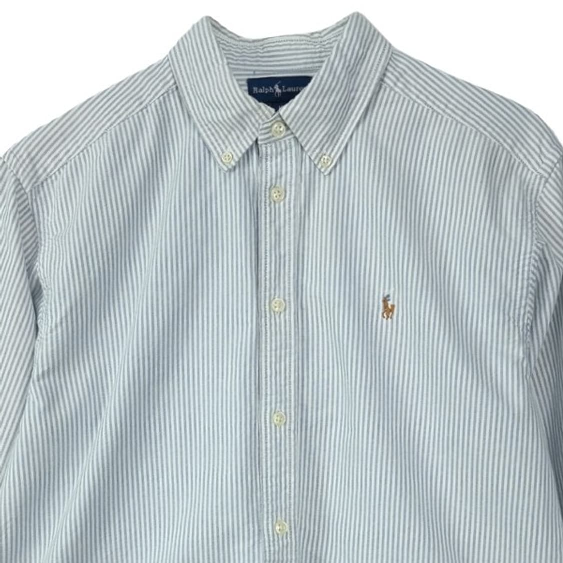 [폴로 랄프로렌] 포니 로고 자수 스트라이프 셔츠 M20240 상품이미지4