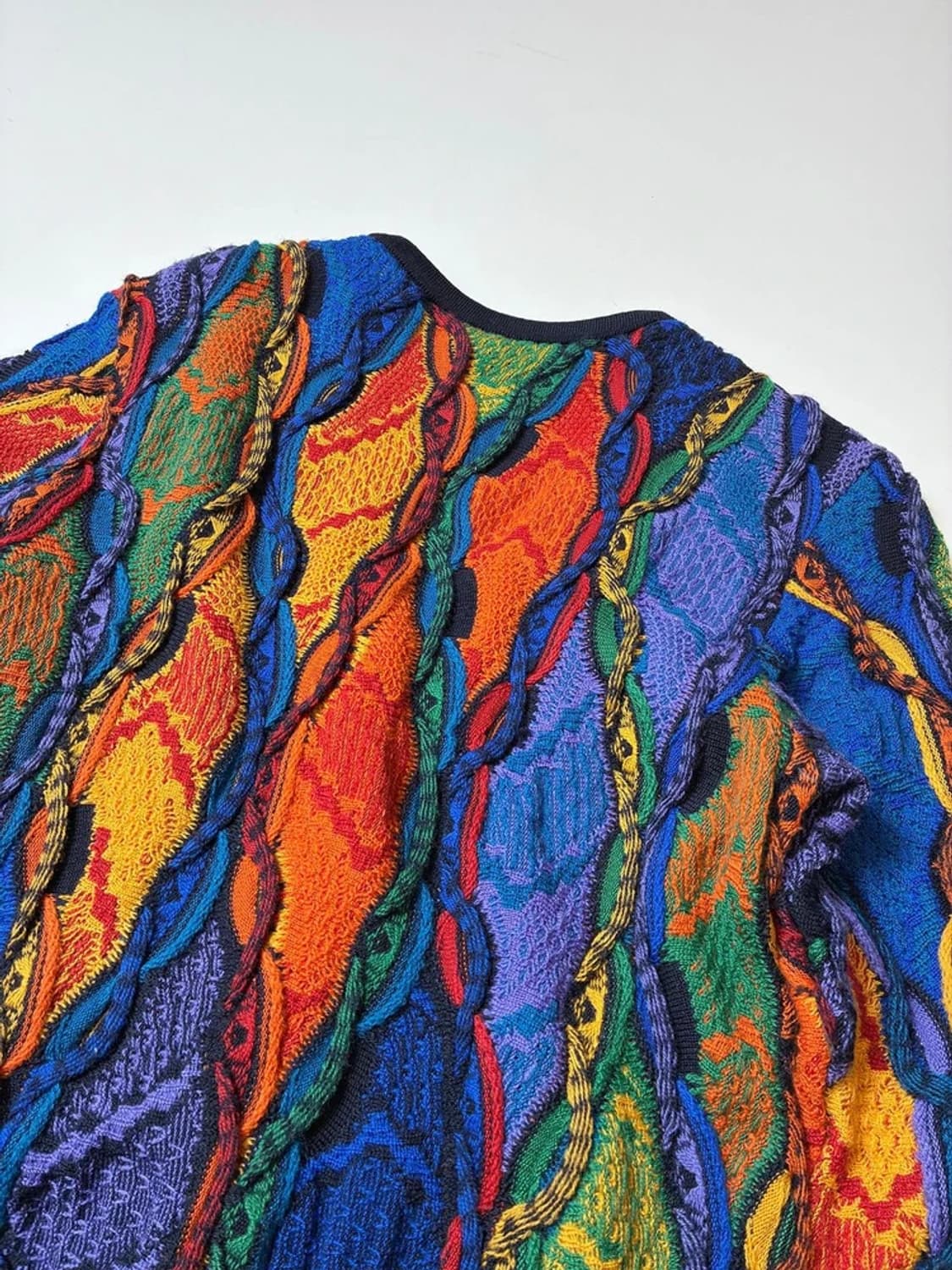 쿠지 Coogi 00's 오스트레일리아 니트 롱 가디건 PN8402 상품이미지4