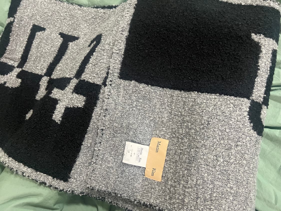 마뗑킴 체크보드 머플러  상품이미지2