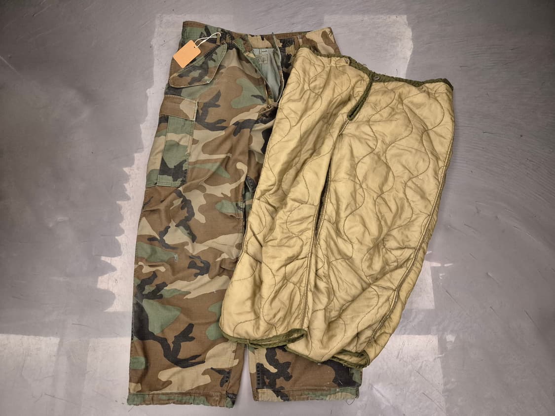 80s u.s army m65 카고 팬츠(내피포함) 상품이미지1