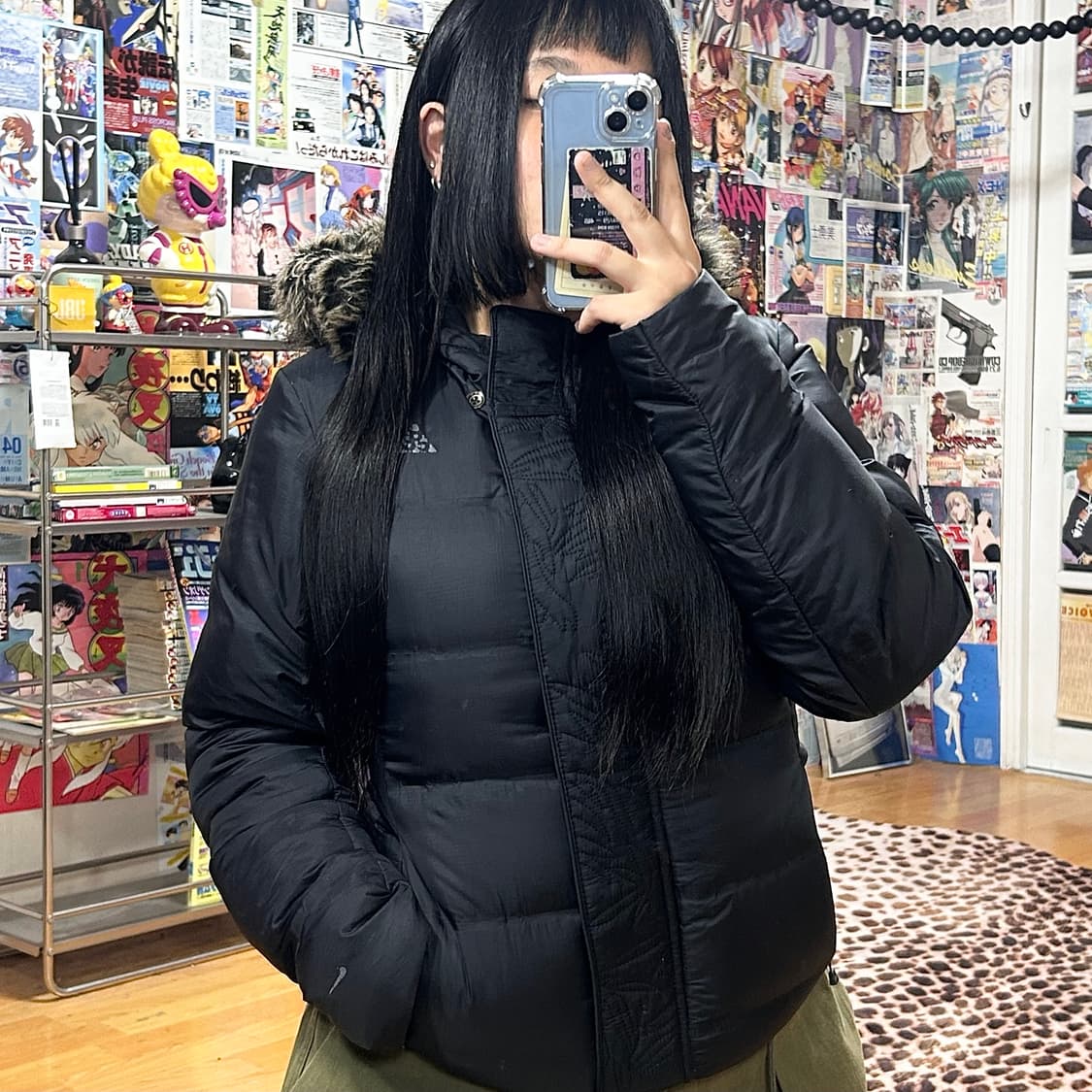 나이키 ACG 구스다운 퍼후드 블랙 패딩 상품이미지1