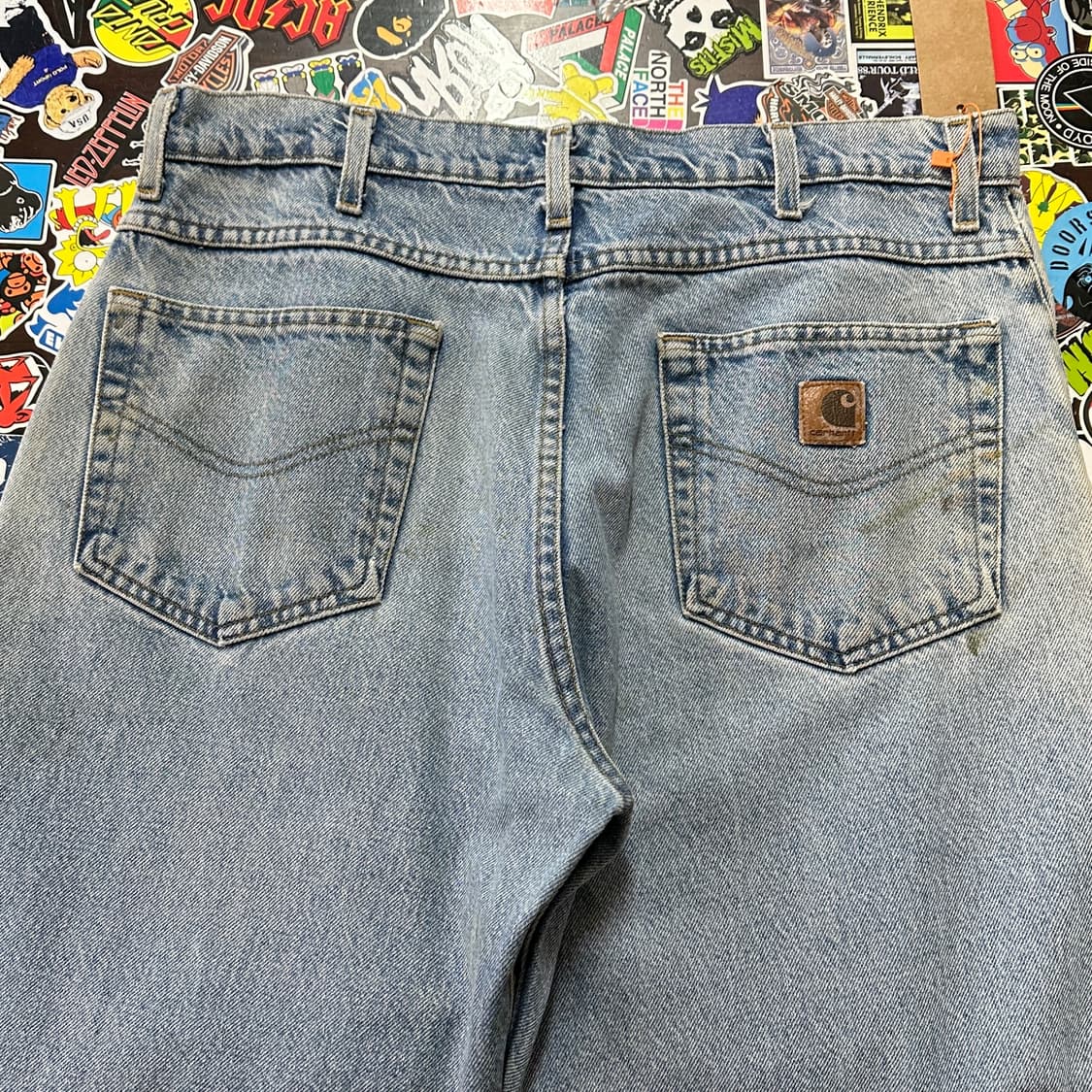 칼하트 블루 진 데님 팬츠 B17-DST 35 상품이미지3