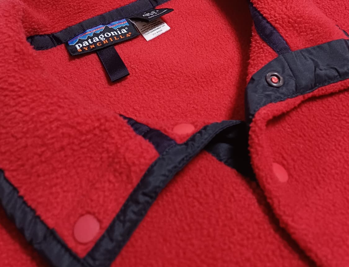 🇺🇸 [L] 파타고니아 신칠라 스냅티 올드 모델 - 딥 레드 상품이미지6