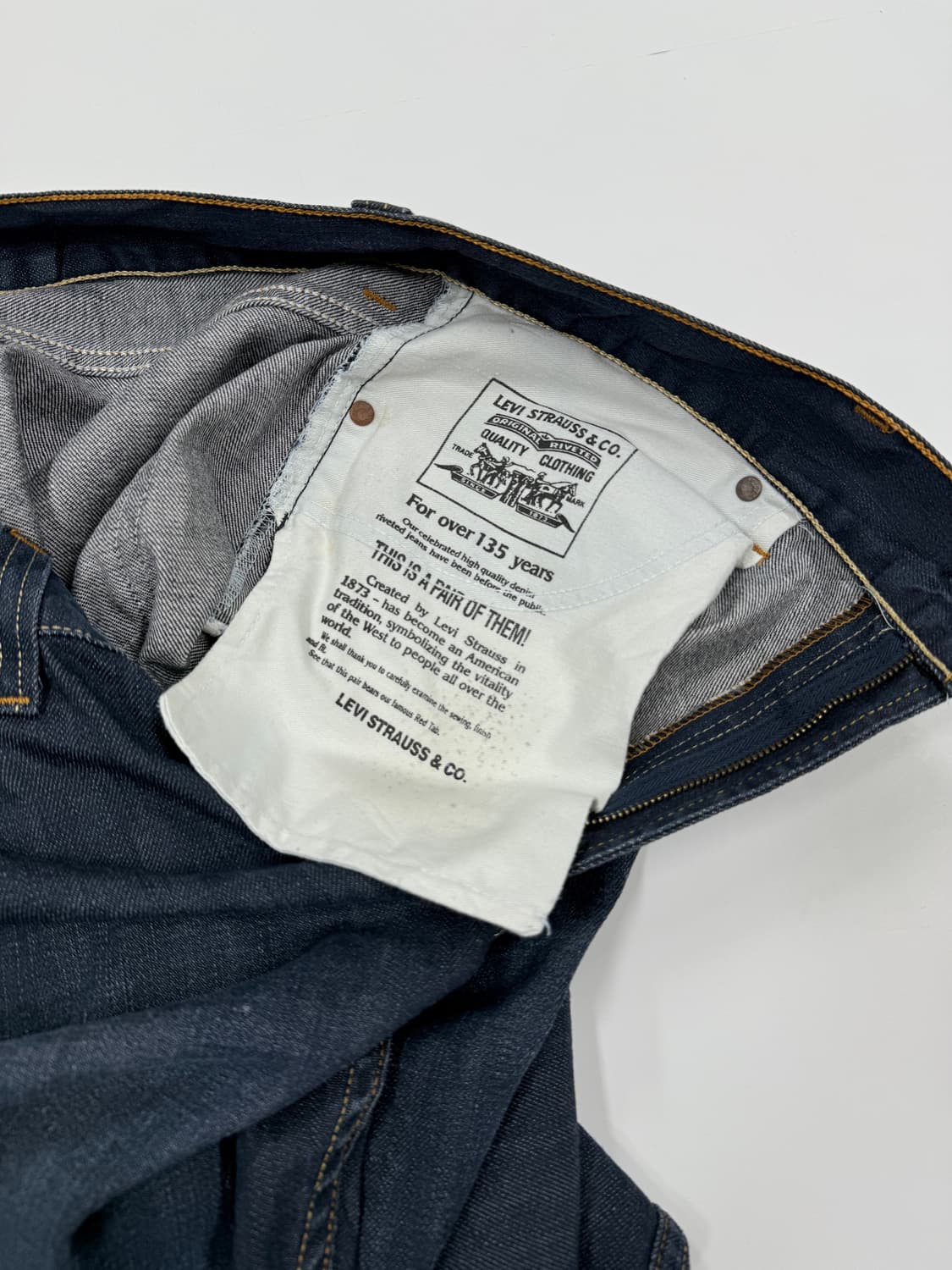 리바이스 506 워싱 데님팬츠 상품이미지5