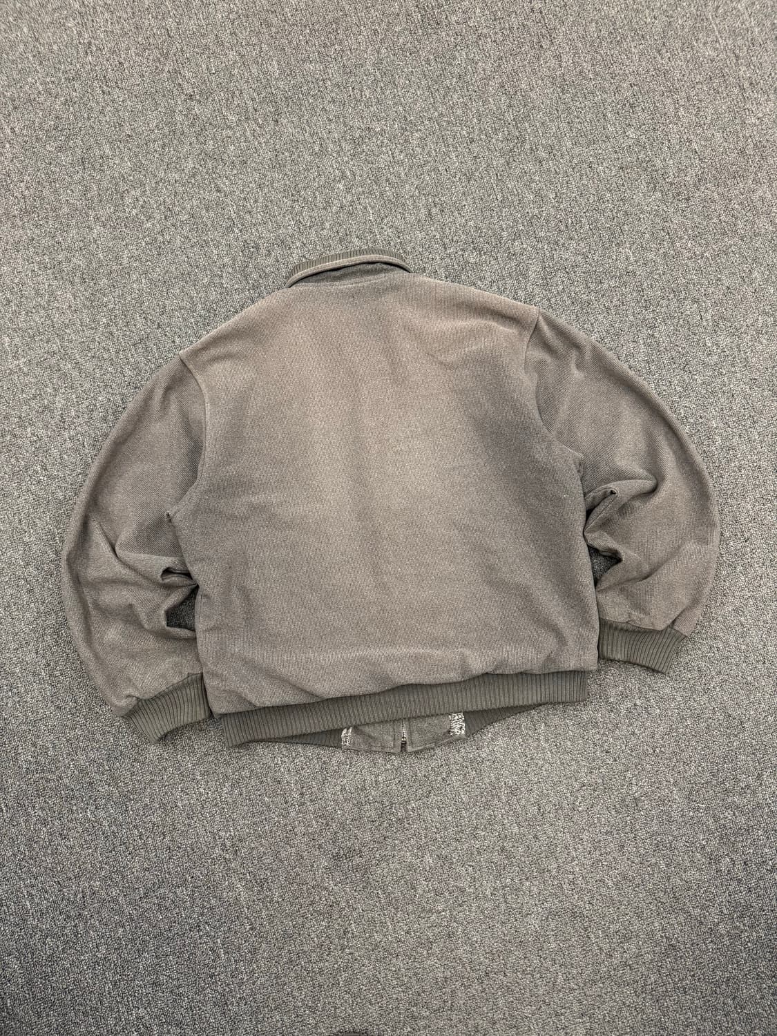 L)Japanese vintage 울 니트 봄버 자켓 상품이미지5