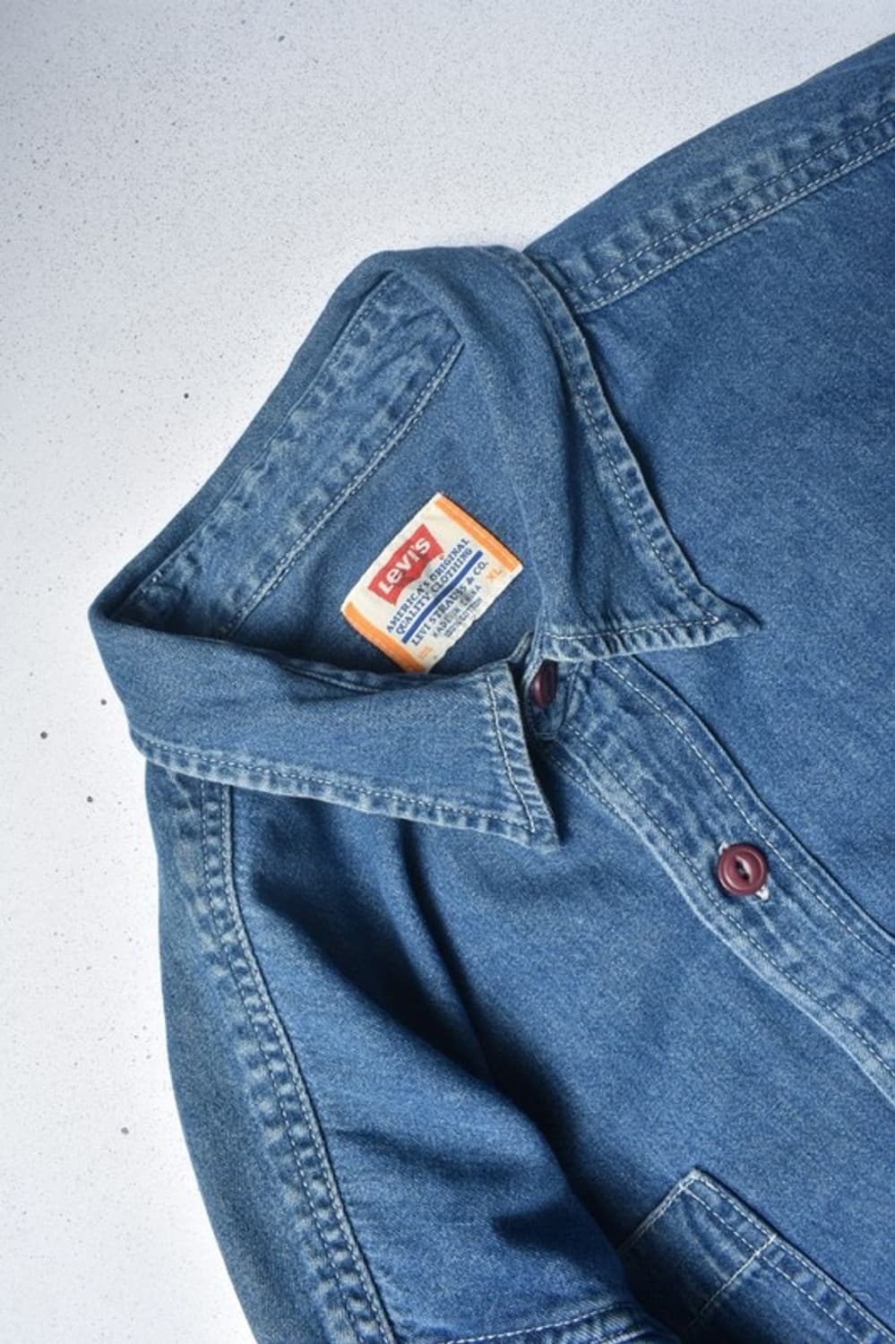 90S 리바이스 데님셔츠 청남방 XL N0913 상품이미지8