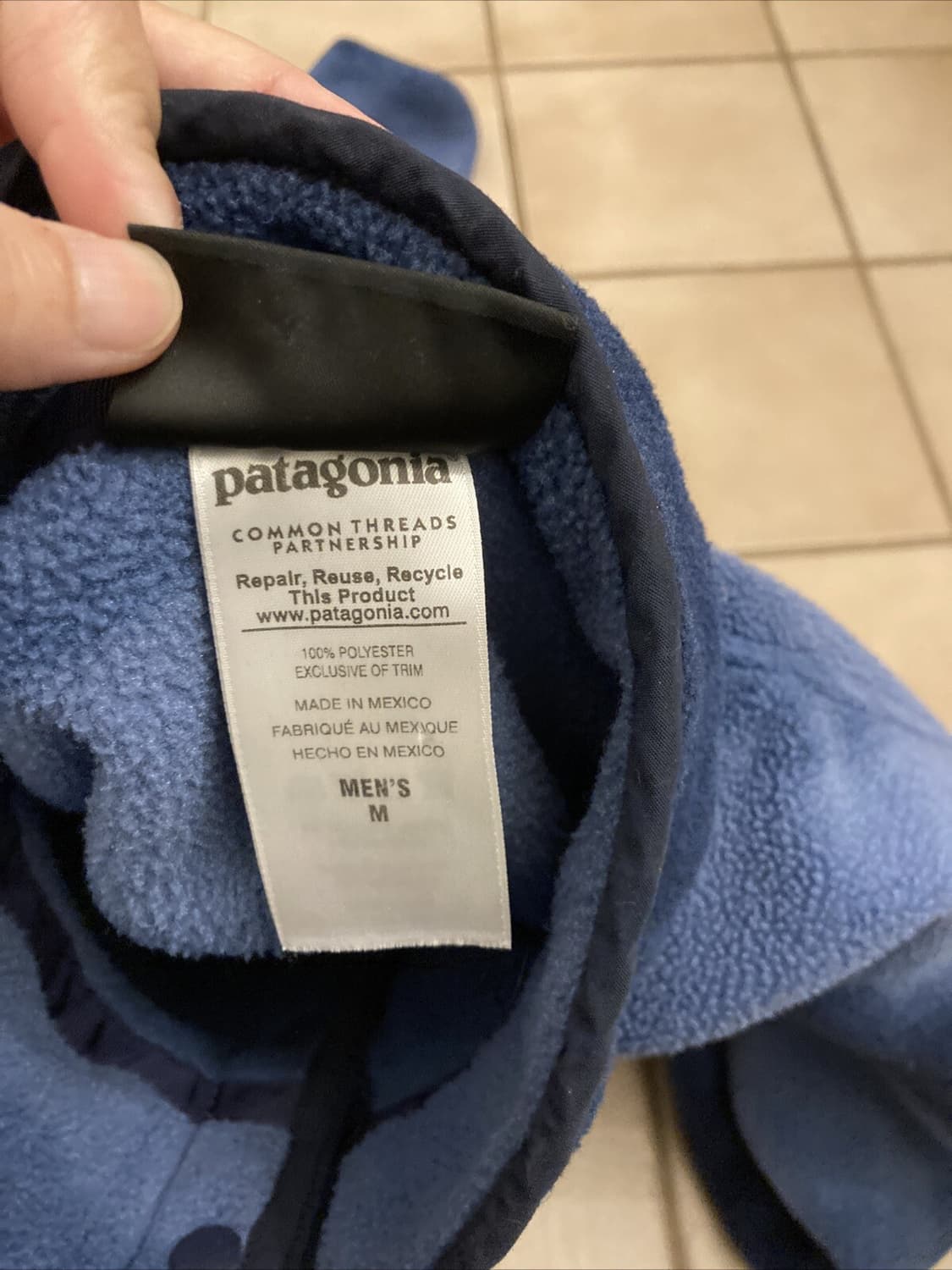 15SS 파타고니아 신칠라 스냅-T 블루/네이비 상품이미지7