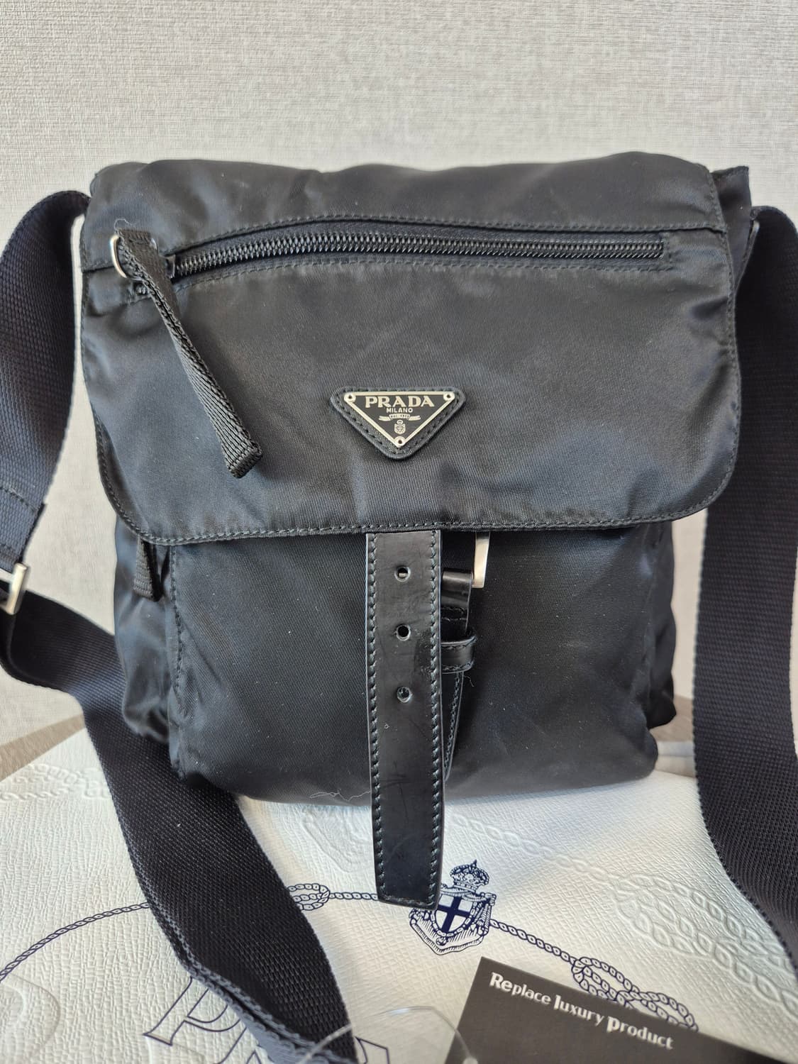 프라다 메신저백, 원포켓 크로스백 상품이미지3