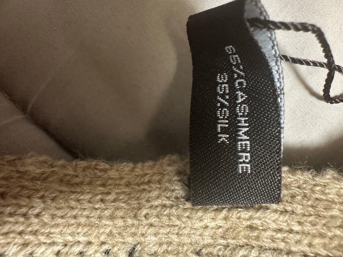 샤넬 블랙 로고 머플러 캐시미어목도리남여공용 상품이미지8