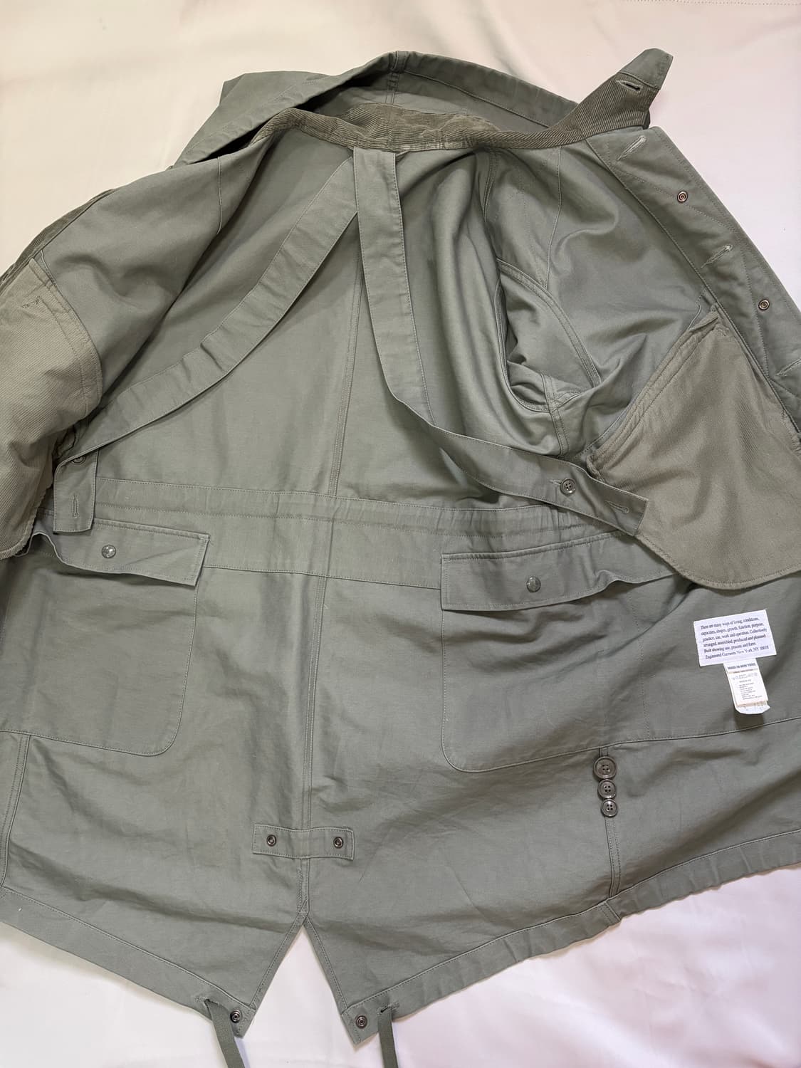 엔지니어드가먼츠 하이랜드 더블크로스 파카 상품이미지4